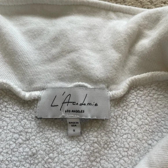 Revolve L’Academie white pullover sweater - Picture 4 of 4